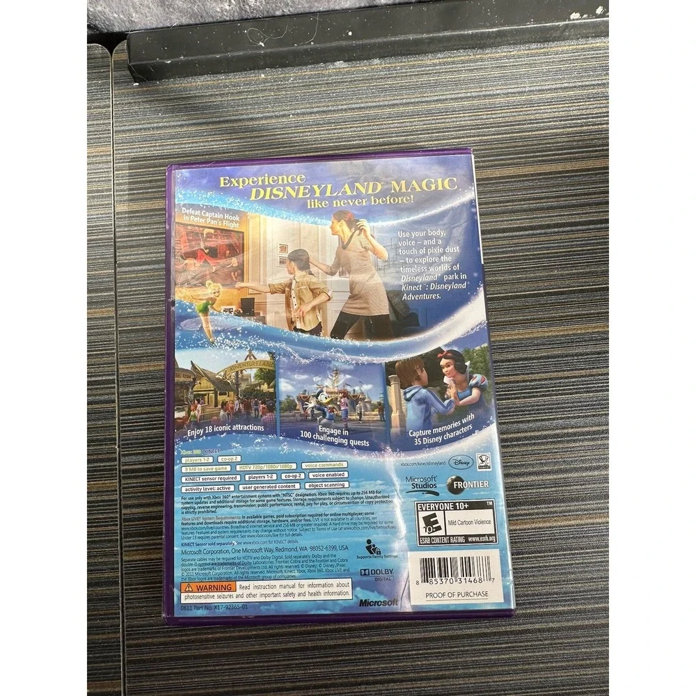 DISNEYLAND ADVENTURES XBOX 360 Game COMPLETE With Manual‎ And Game